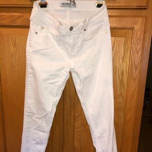 Just Black White Jeans